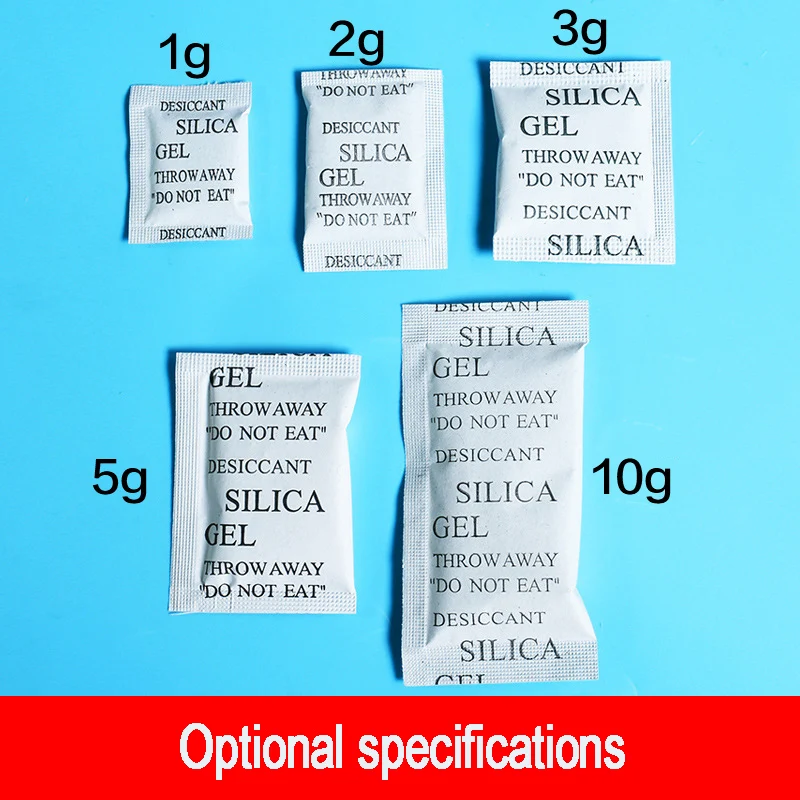 100 шт пакетиков партия силикагелевых осушитель мешков безопасная