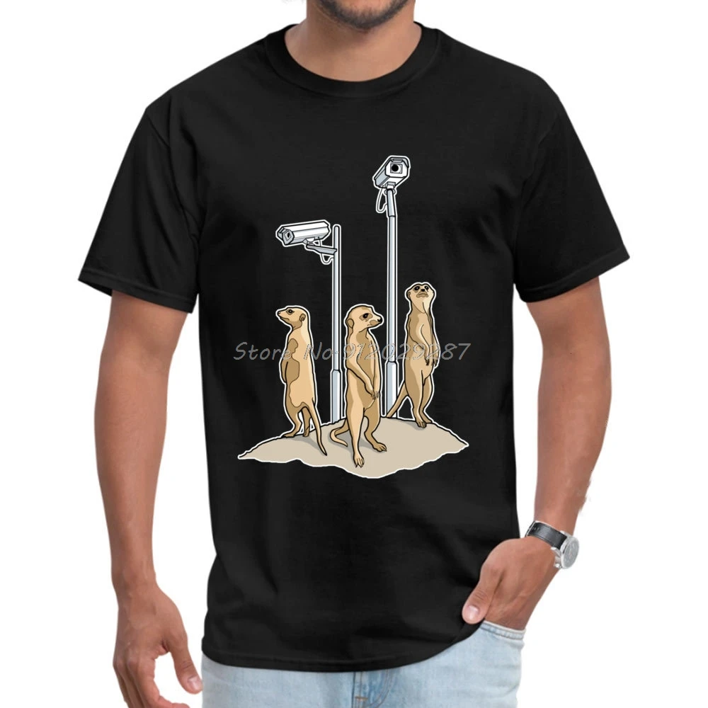 Meerkat CCTV Camisa Voltron рукав летние футболки/осень в стиле панк обувь мужская зимняя