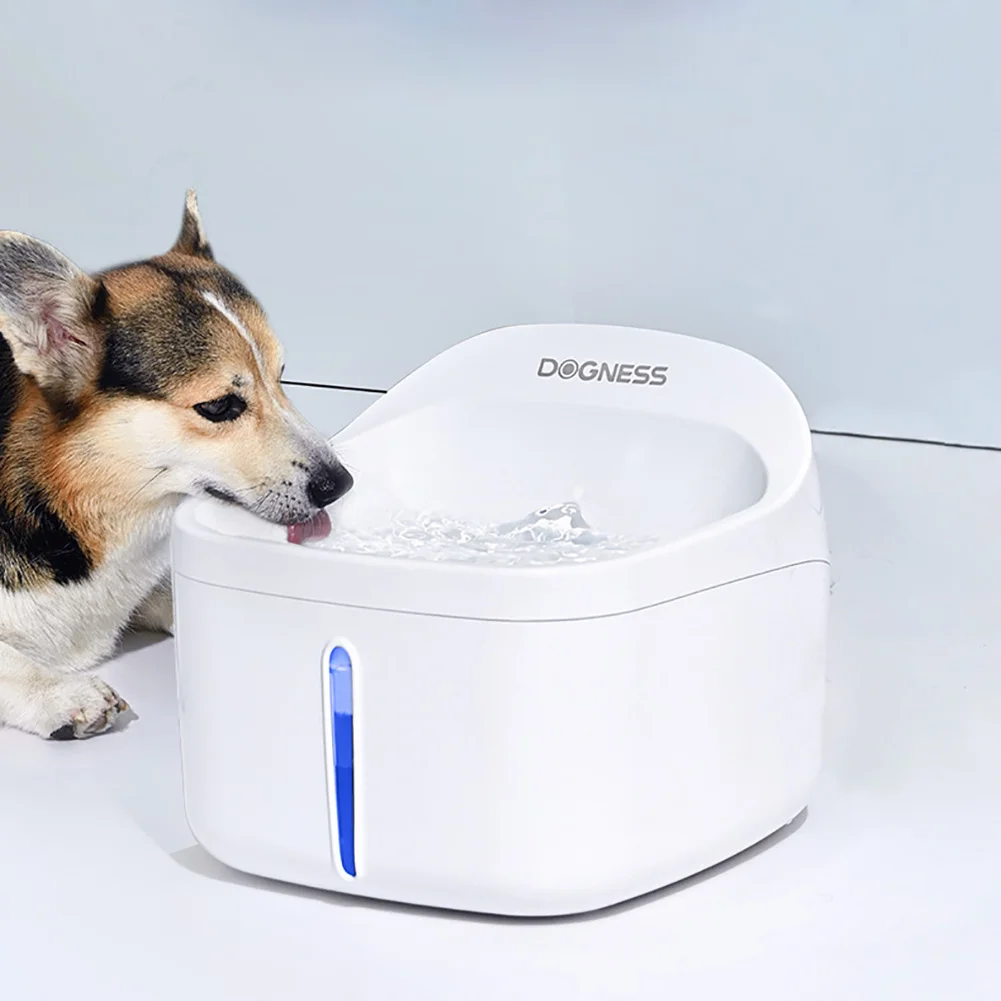 

DOGNESS Pet Fountain Cat Water Dispenser Healthy and Hygienic Cats Drinking Fountain 2L Automatic Electric Water Bowl