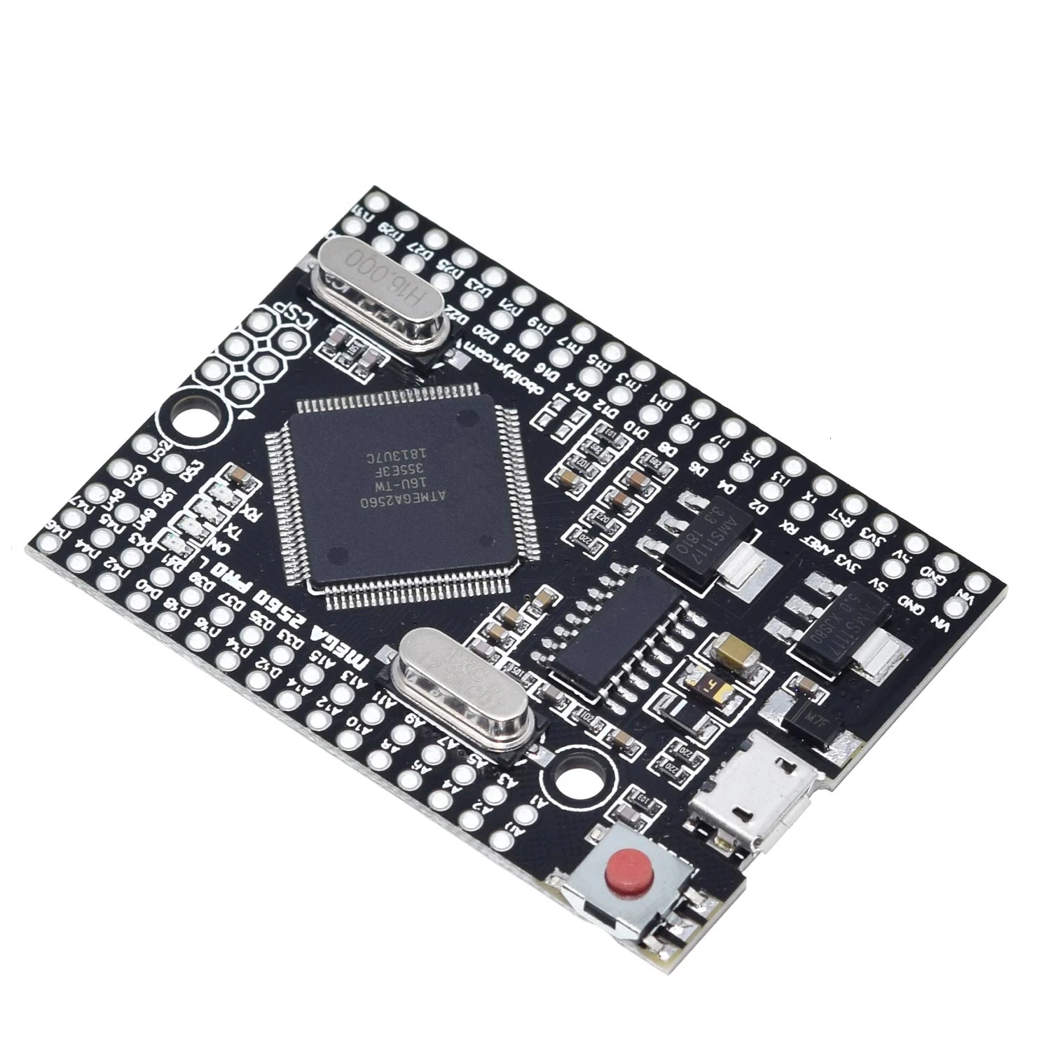 TZT Mega 2560 PRO MINI 5V(встраивание) CH340G ATmega2560-16AU с наконечниками, совместимыми с arduino Mega 2560