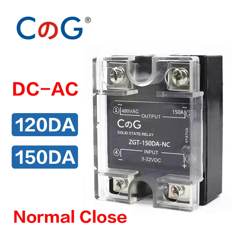 CG 120A 150A DA NC нормально закрытый однофазный регулятор постоянного тока AC