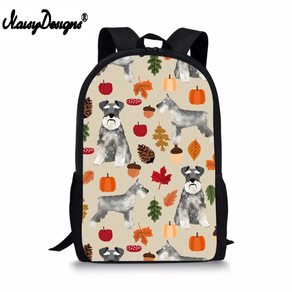 

NOISYDESIGNS New Schoolbag Cartoon Animals Printing Bookbag Shoulder Backpack Mochila for Teen Girls Student Wholesale Dropship