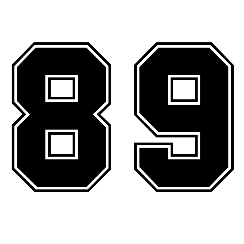 

30081#наклейки на авто Цифра 89 водонепроницаемые наклейки на машину наклейка для авто автонаклейка стикер этикеты винила наклейки стайлинга автомобилей украшения на бампере автомобиля несколько размеров без фона