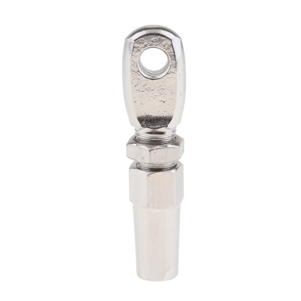 

Perfeclan 3mm Stainless Steel Wire Rope Swageless Eye Terminal End