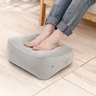 Надувная подушка, коврики для подножки, уличные дорожные мягкие подушки, портативный коврик для кемпинга, флокированные ПВХ надувные коврики, коврик для ног