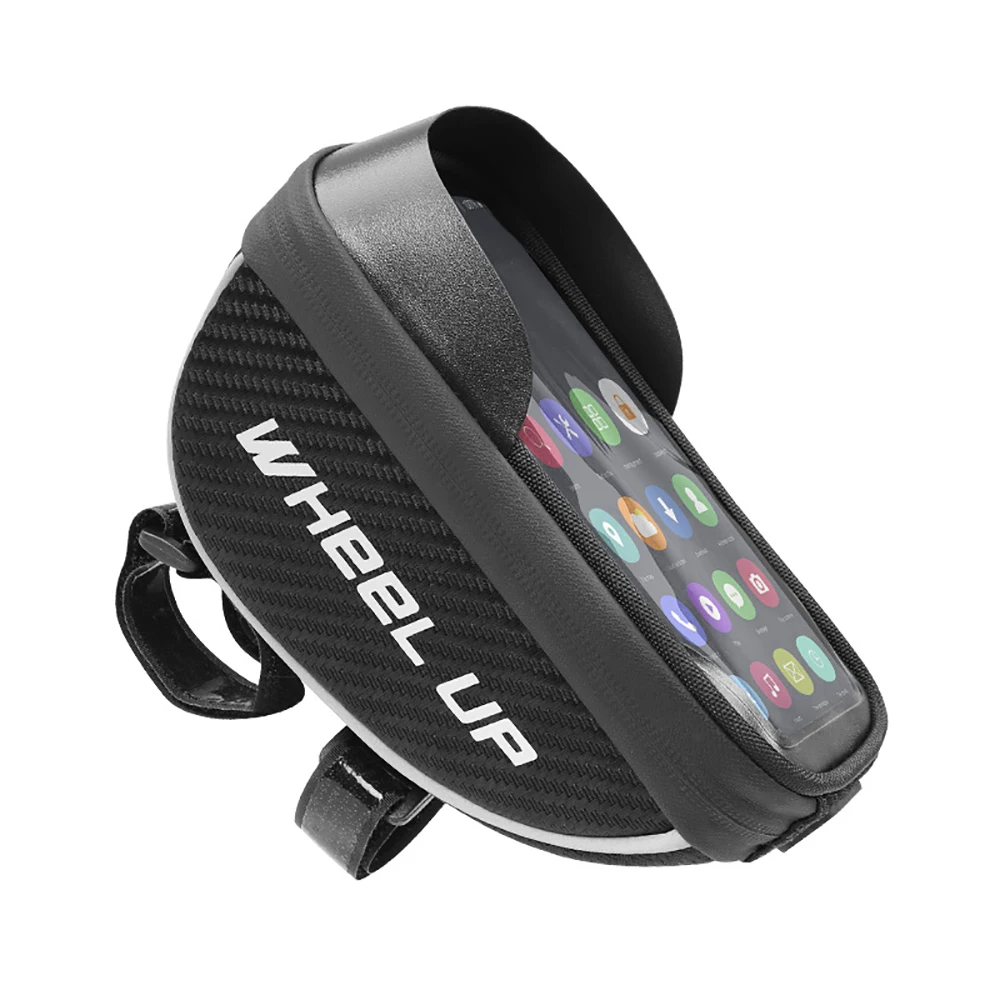 

Брендовая водонепроницаемая сумка на руль велосипеда, светоотражающая сумка для телефона с сенсорным экраном, Аксессуары для велосипеда