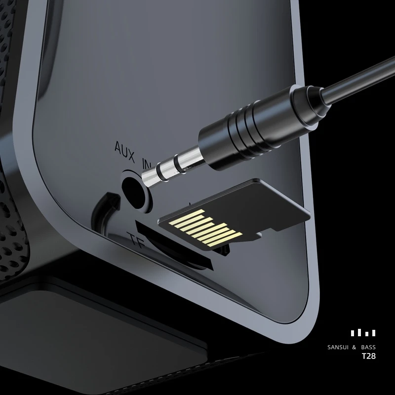 Sansui T28 wireless Bluetooth speaker 3d surround large volume portable outdoor mini home extra bass computer car |