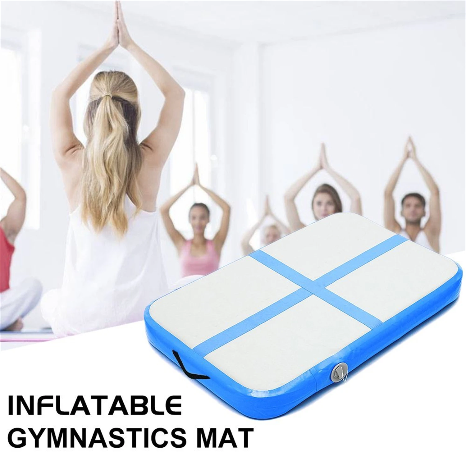 

Free Shipping Pink Inflatable Gymnastic Inflatable Air Block,10cm Thickness Inflatable Gymnastic Air Block For Sale
