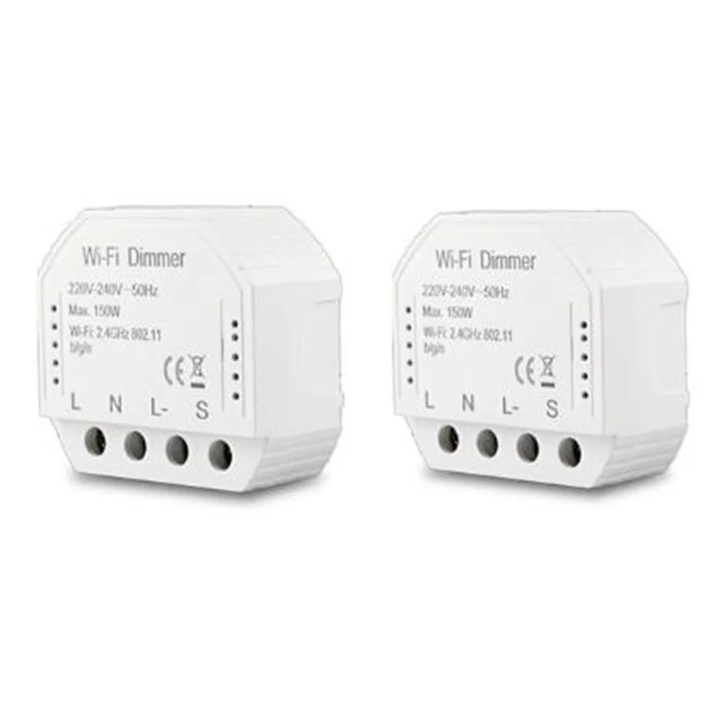 

Wifi ligent Dimming Module 220V-240V 150W Controller Timing Switch Light Voice Control, Suitable for Alexa, Google