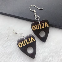1pair flatback resin earrings for women colorful small ouija platependant drop earring kids gifts woman jewelry