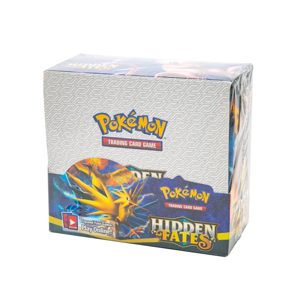 

324 шт./коркор. карты Pokemon TCG: скрытые Fates Booster Box Коллекционные торговые карты игра детский подарок