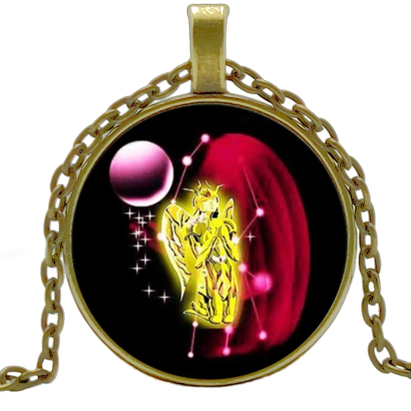 Очаровательное модное художественное детское ожерелье со звездным золотом 12 Saint