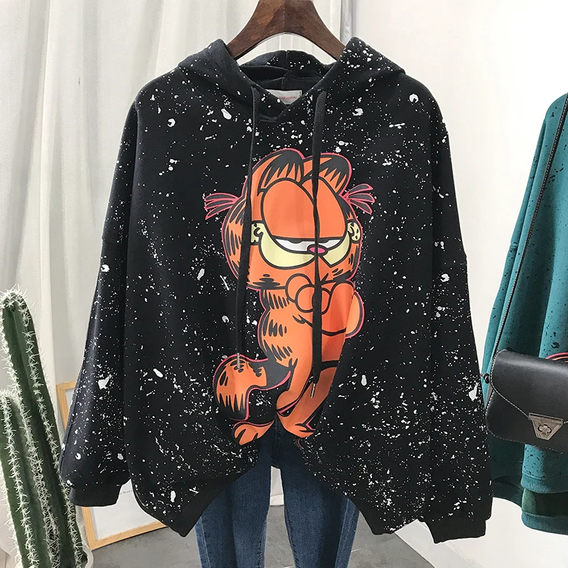 Женская толстовка с капюшоном утепленная Вельветовая Толстовка Оверсайз