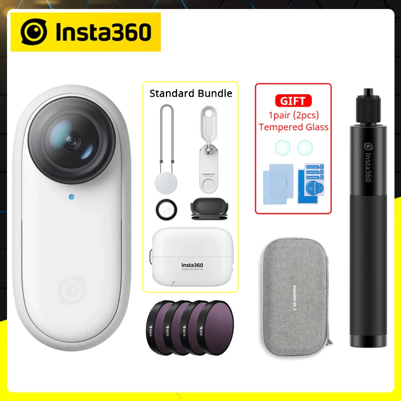 

Insta360 GO 2 Waterproof Stabilization Small Action Camera Len Guard Magnet Pendant Vlog Video Making Insta 360 Go 2 Mini Camera