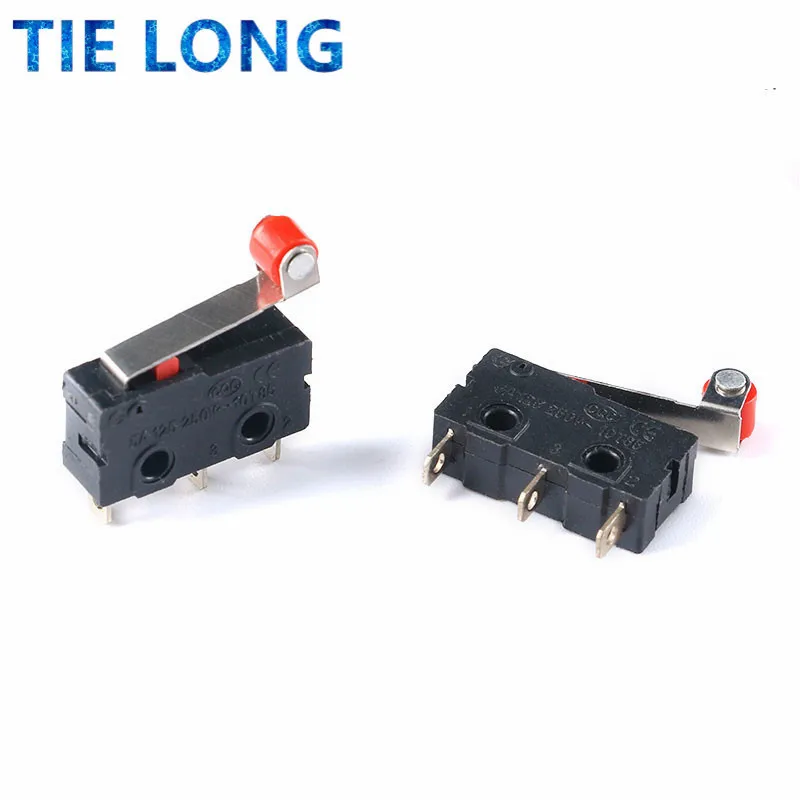 10 шт. новый микро роликовый рычаг рычага нормально открытый закрытый