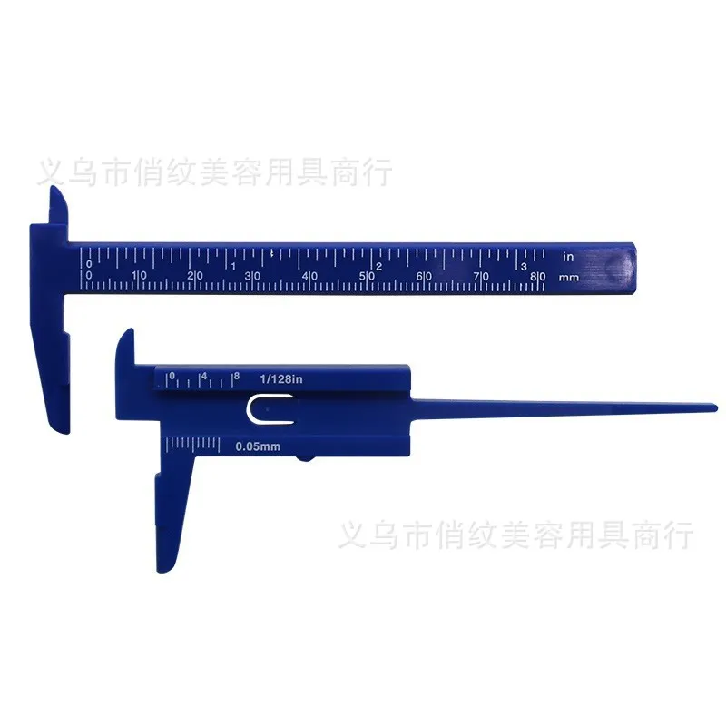 1 шт. микроблейдинг многоразовый макияж измеритель линейка для бровей