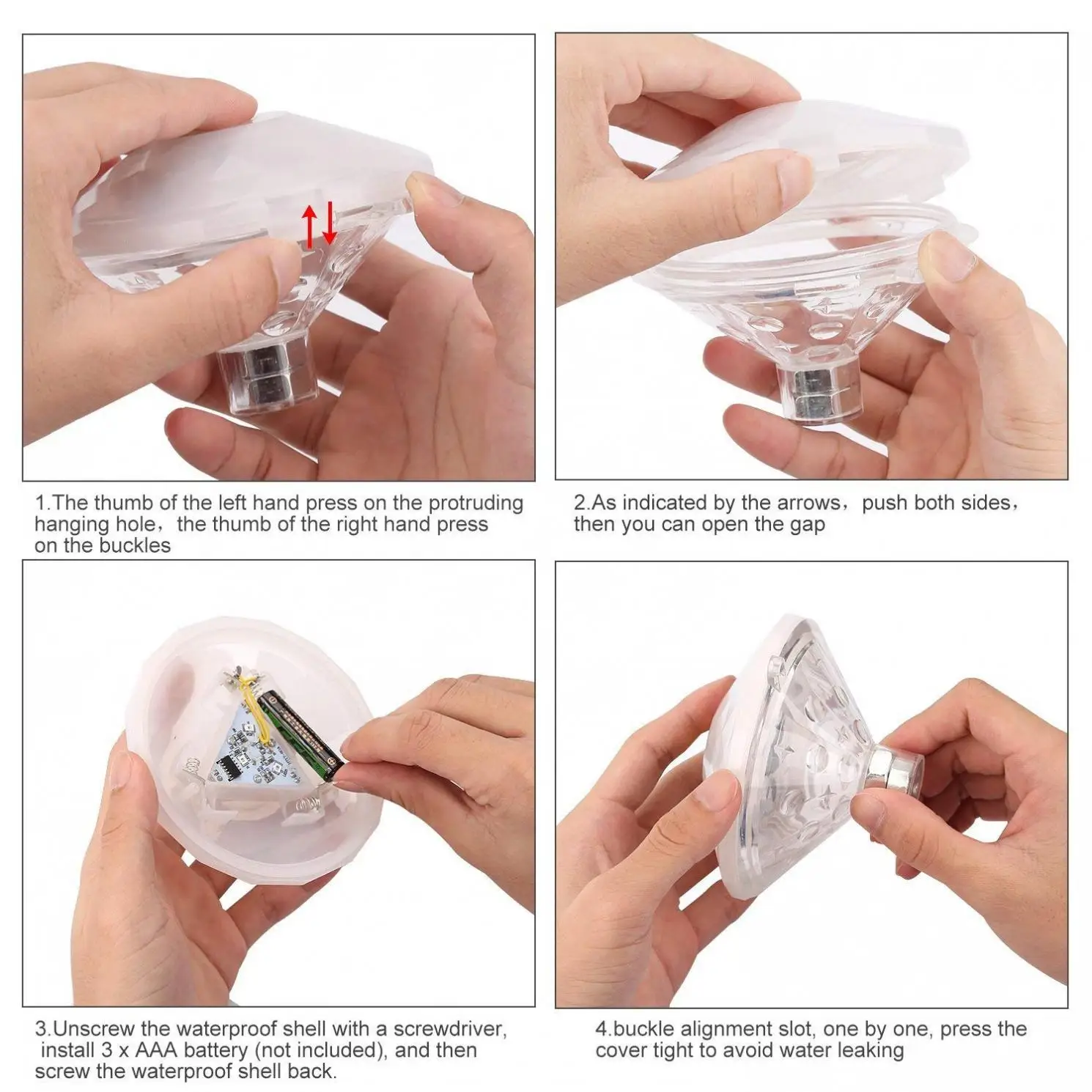 Светодиодная цветная подводная светодиодная подсветка для дискотеки светящаяся