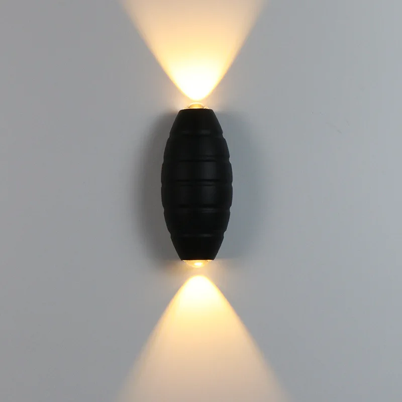 

NEW outside light wall lights 6w cob led black Creative exterior special effect lighting ip65