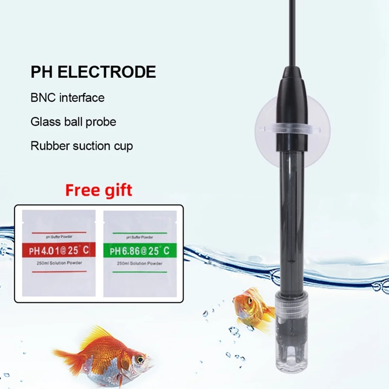 SHGO HOT 1Pcs Ph 201 черный лабораторный электрод электродный датчик соединитель рН