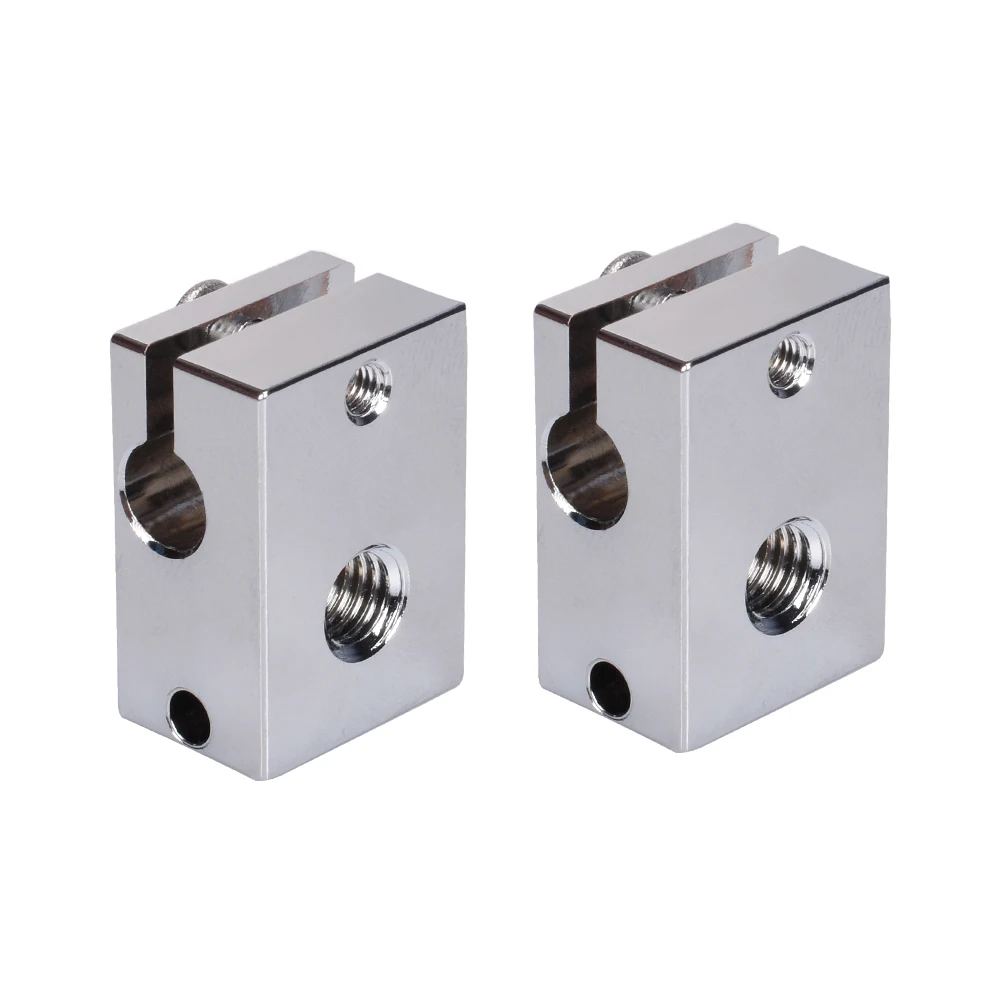 Оригинальный нагревательный блок V6 из меди для E3D Hotend сопло силиконовый Носок