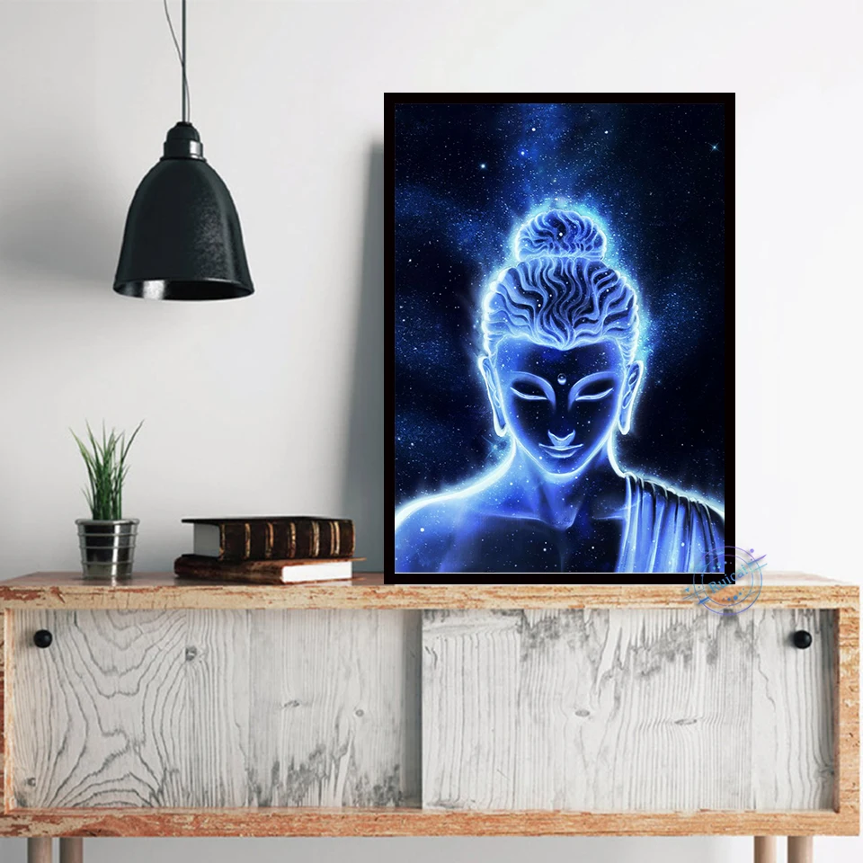 

Фотография настенной картины постер с Буддой Modern, домашний декор, абстрактный портрет, картина в подарок