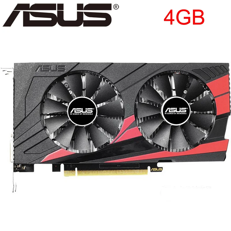 Оригинальная Видеокарта ASUS GTX 1050 Ti 4 Гб бит GDDR5 графические карты для nVIDIA VGA Geforce 1050ti