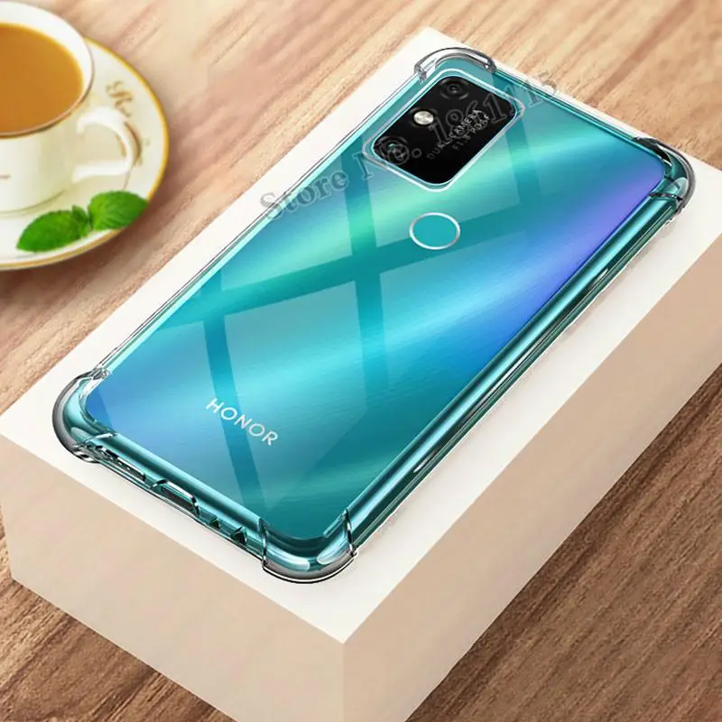 Силиконовый чехол для Huawei Honor 9A 20 Lite 10i 30 Pro 30S X10 P40 мягкий с подушкой безопасности