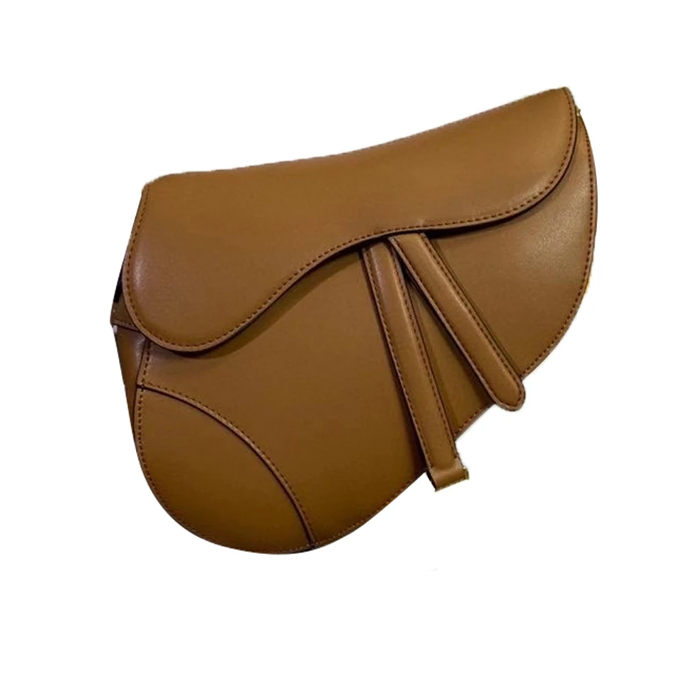 

Luxury ladies shoulderbag fashion design messenger bag high quality Genuine leather ladiesbag Saddle bag handbag bags for women