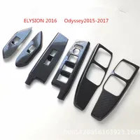 For Honda ELYSION 2016 Odyssey 2015-2017 Car Door Armrest Window Lift Panel Trim Cover ABS Car Styling Moldings Decoration