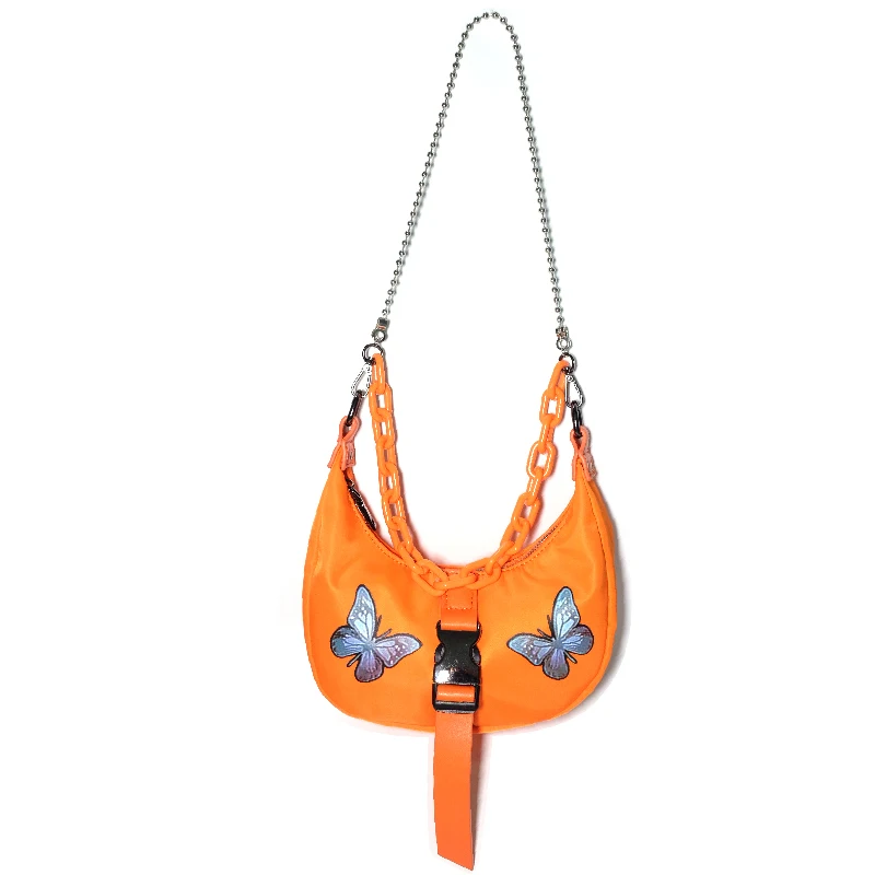 

2020 New Armpit Bag Niche Design Acrylic Chain Women's Crossbody Small Pack Single Shoulder Portable Package C040