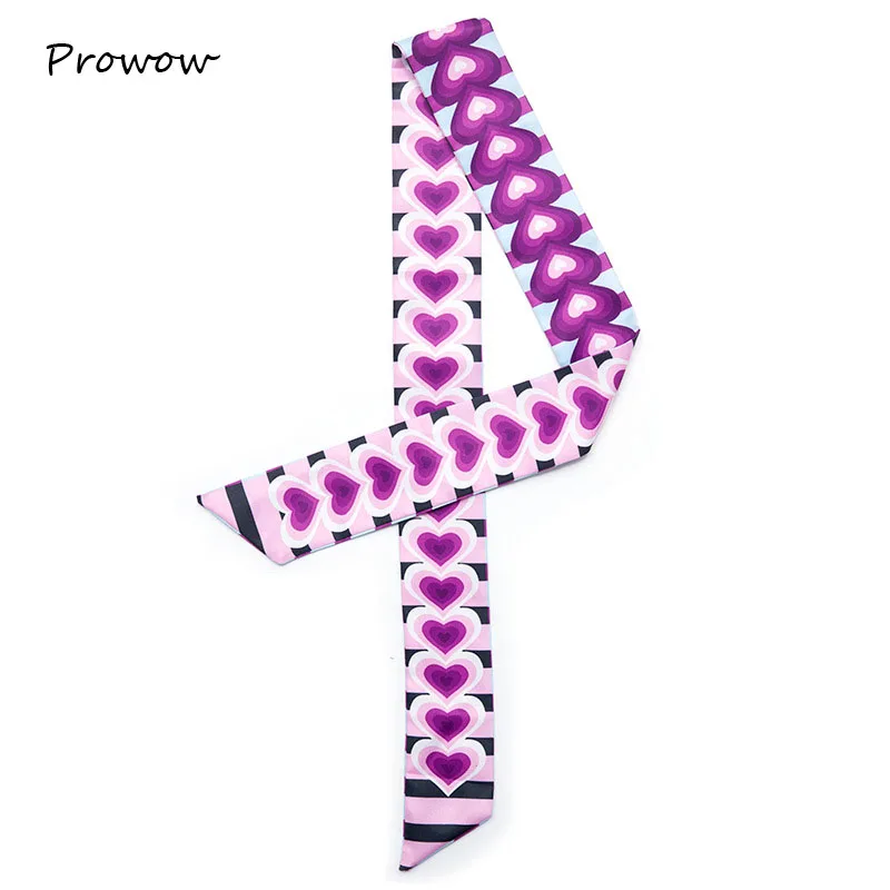 Женская модная сумка с принтом Love маленькая саржевая шелковая шарф лентой