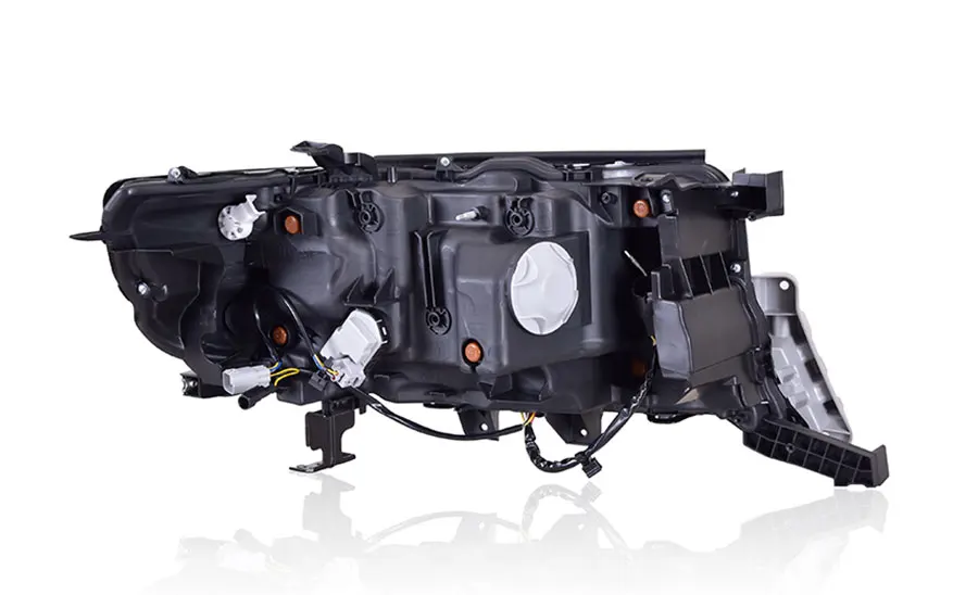 2 шт. светодиодный фары для Toyota Land Cruiser- светодиодный Автомобильные фары ангельские глазки все светодиодный протовотуманная подсветка Габаритные огни