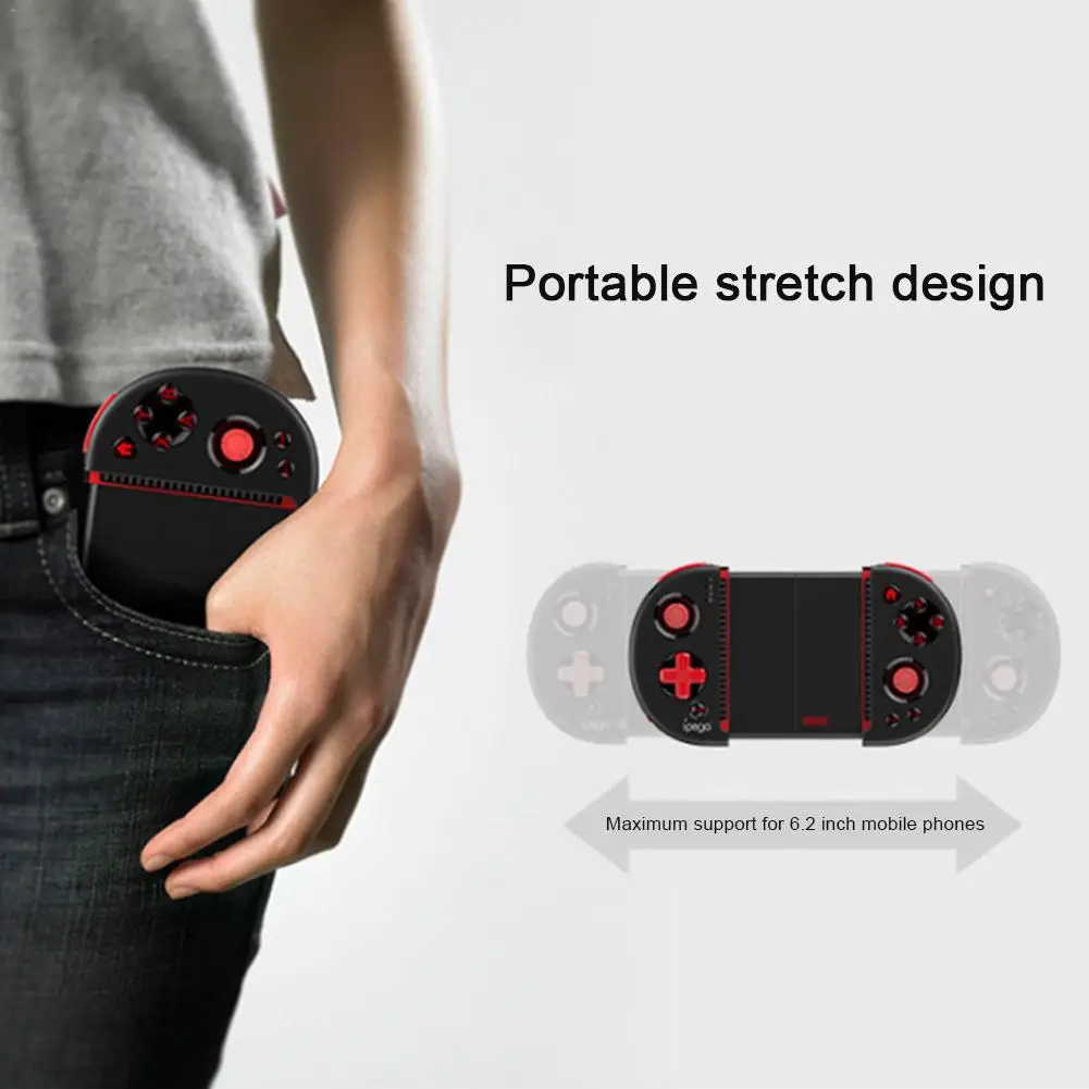 Выдвижной беспроводной Bluetooth-джойстик IPEGA для Android IOS прямой джойстик игровой