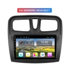 Автомобильное радио 9 дюймов для Renault Logan Sandero 2 2014 2019 2RAM мультимедийный видеоплеер навигатор GPS Android 10