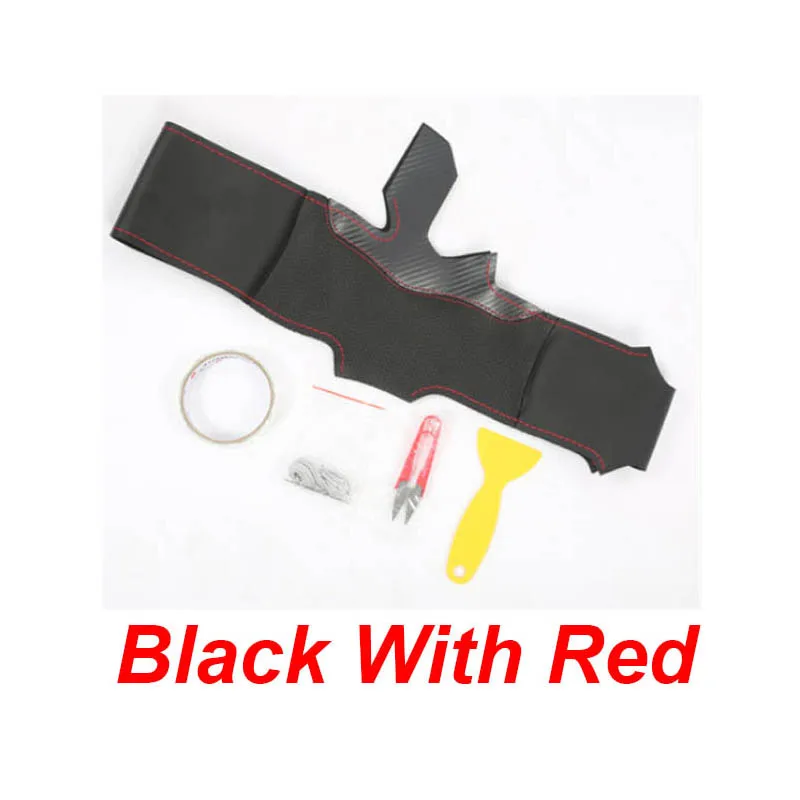 

Car Leather Steering Wheel Cover Car Modified Interior Protective Cover for Hyundai Santa FE 2019 2020 2021 Car Accessories