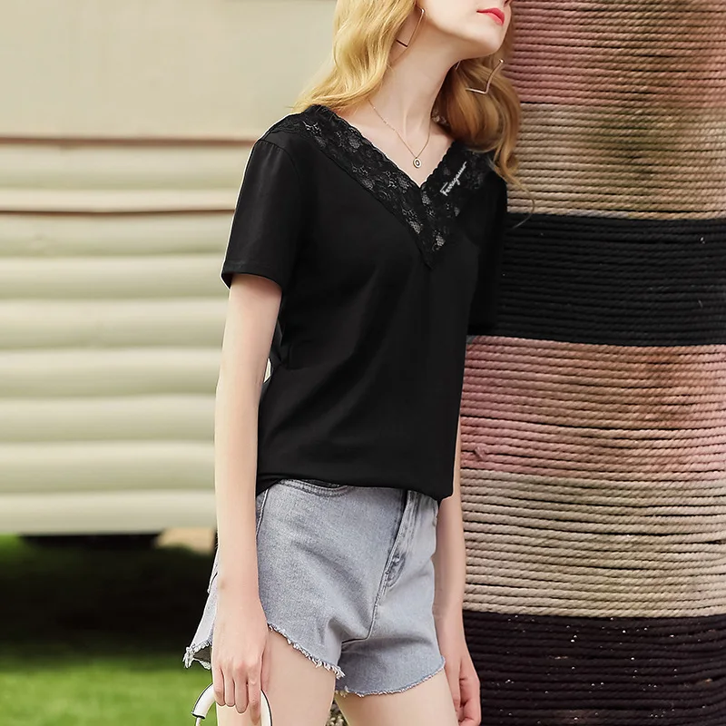 

2020 NEW European and American fashion summer hot-selling leisure breathable women's short-sleeved T-shirt