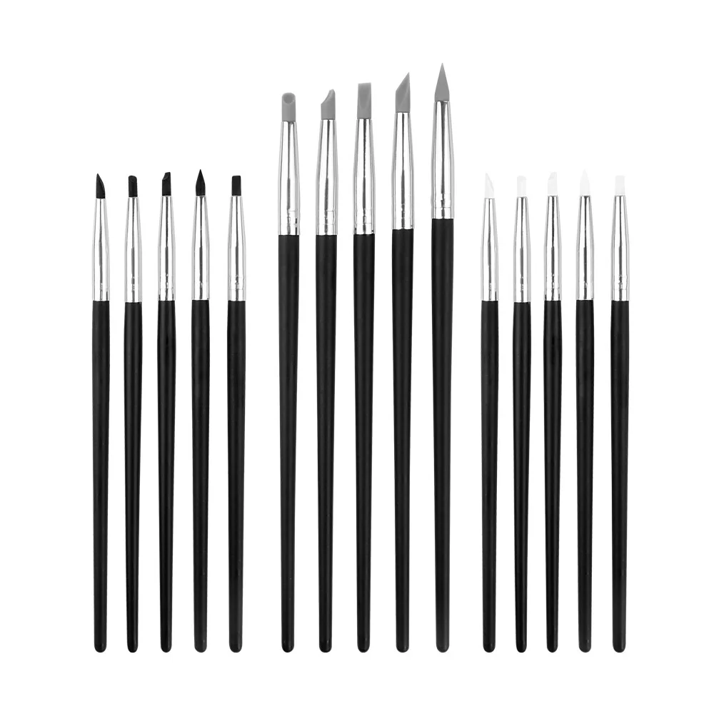 5 шт. черная искусственная ручка для рукоделия кисти рисования инструменты