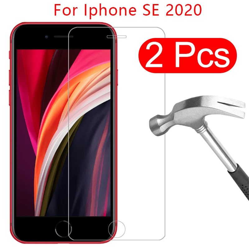 Чехол для apple iphone se 2020 закаленное стекло Защита экрана i phone se2020 s e es iphonese защитный