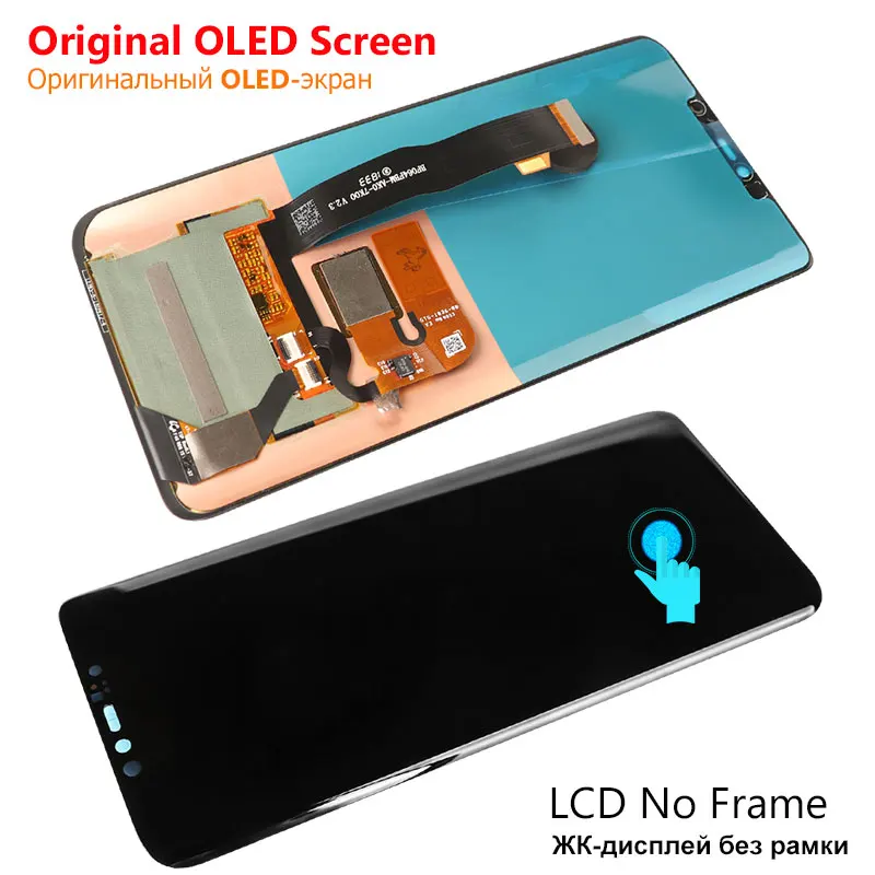 Оригинальный дисплей для Huawei Mate 20 Pro LCD 10 сенсорный OLED экран Замена Поддержка
