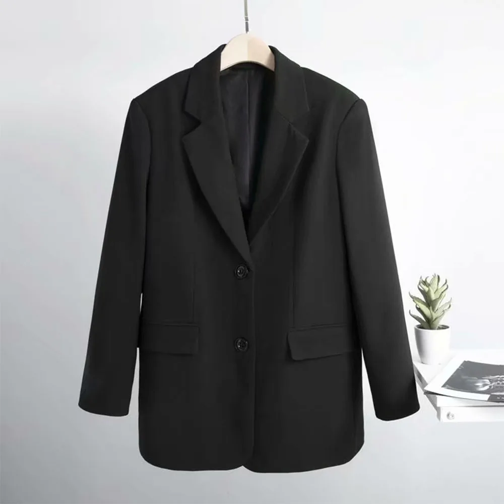 

Женский блейзер с длинными рукавами ZA, свободный яркий блейзер с подплечниками, весна-осень 2021