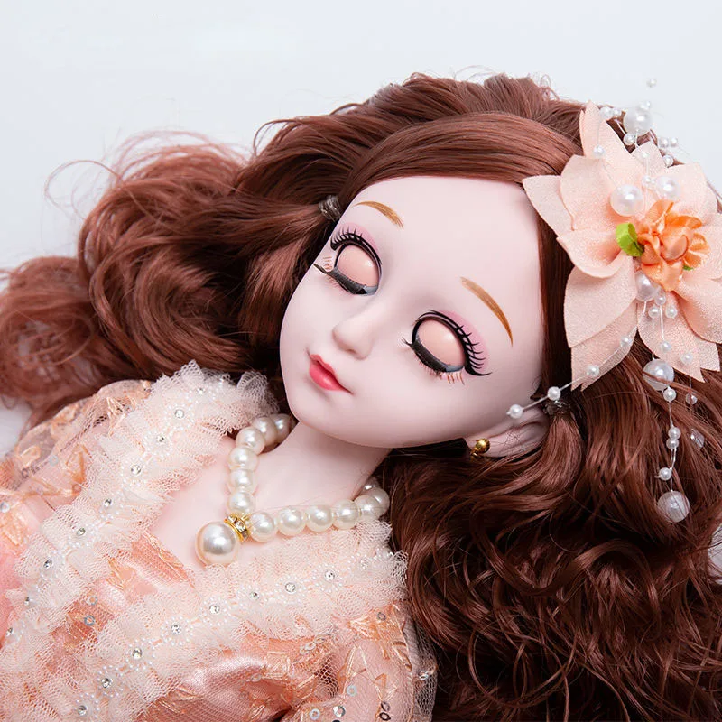 

Blinking doll 60cm fashion girl doll large original handmade 1/3 doll full set of 18 joint doll girl toy holiday gift