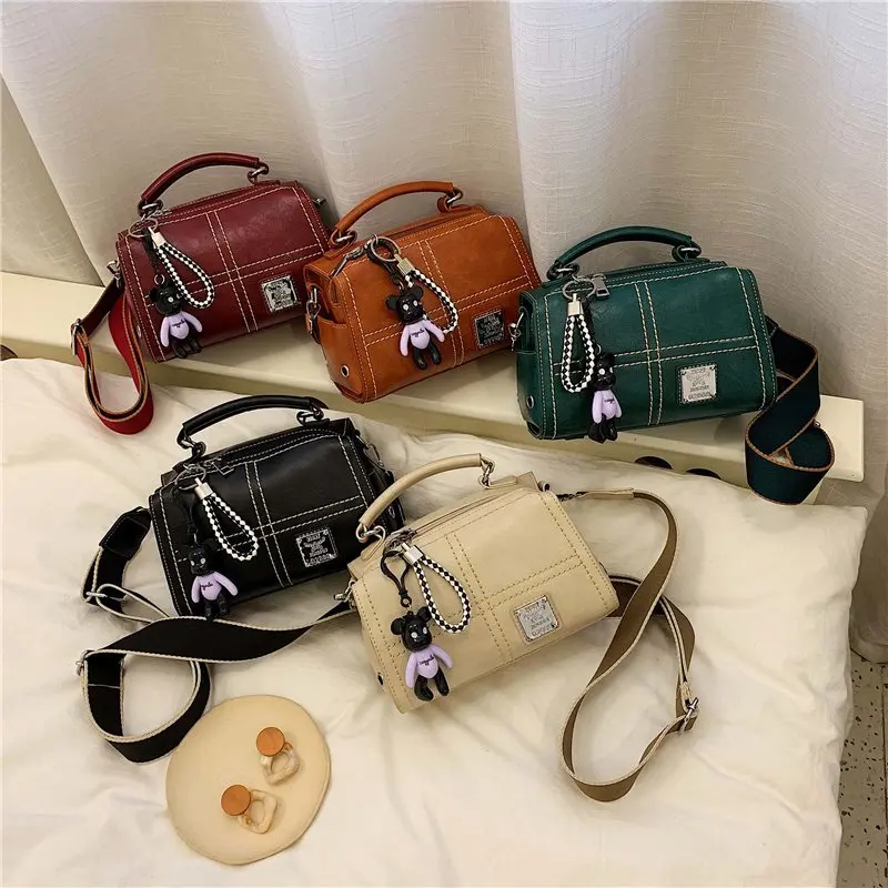 

Brand Boston Pillow Bag for Women High Quality Leather Shoulder Bag Fashion Purses and Handbags Luxury Designer Crossbody Bag