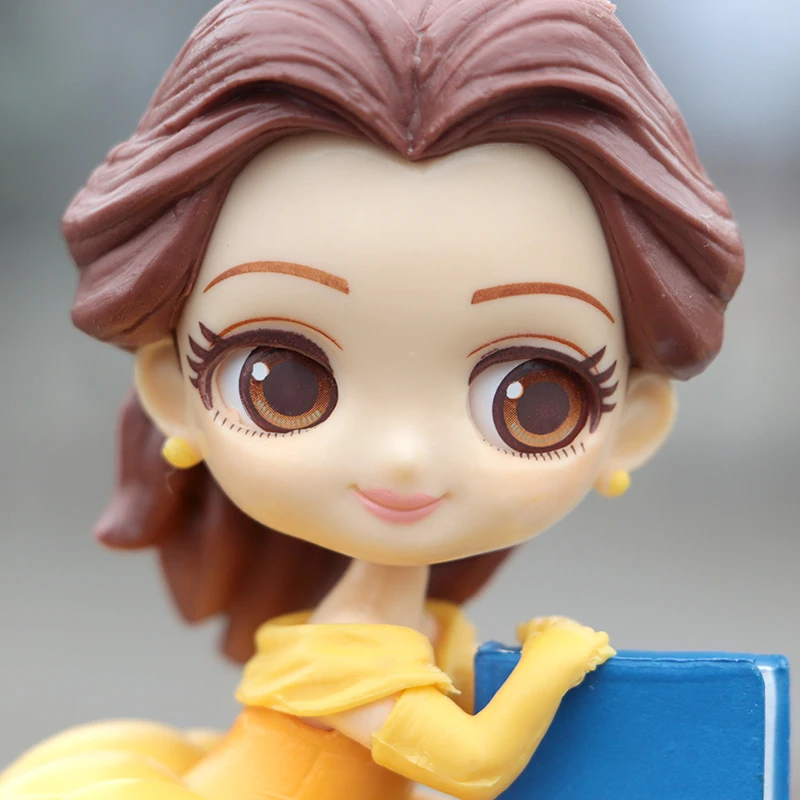 Disney 9 см Красота и с рисунком из мультфильма Красавица Чудовище Belle фигурку модель