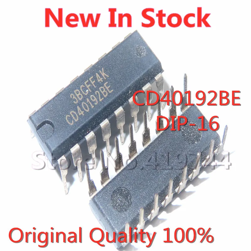 

5 шт./лот CD40192BE CD40192 DIP-16 счетчик/делитель в наличии новый оригинальный IC