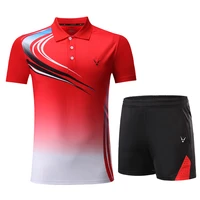 new badminton shirts menwomen outdoor sports suit clothes%ef%bc%8cbadminton short sleeves t shirt tees tops table tennis sets