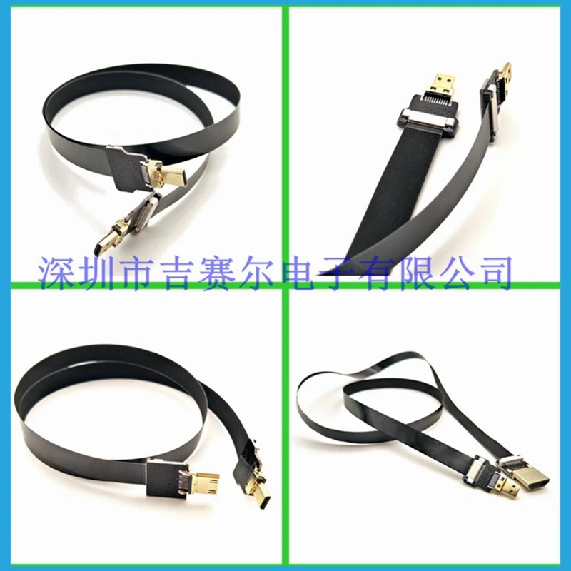 Мини HDMI-Совместимость мужчин и женщин 90 градусов адаптер печатной платы ленты