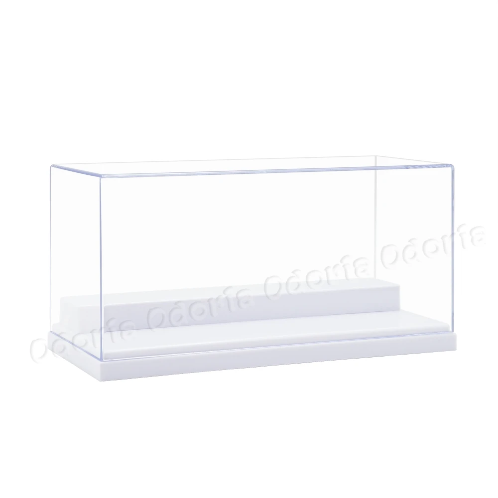 Odoria(19,5x8,5x8,5 см) акриловый дисплей 2 шага чехол/коробка плексиглас Показать чехол Пылезащитный для моделей автомобилей фигурки коллекционные вещи