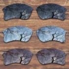 ToughAsNails 3 пары черный. Серебристый. Коричневый поляризованные Сменные линзы для солнцезащитных очков Оукли