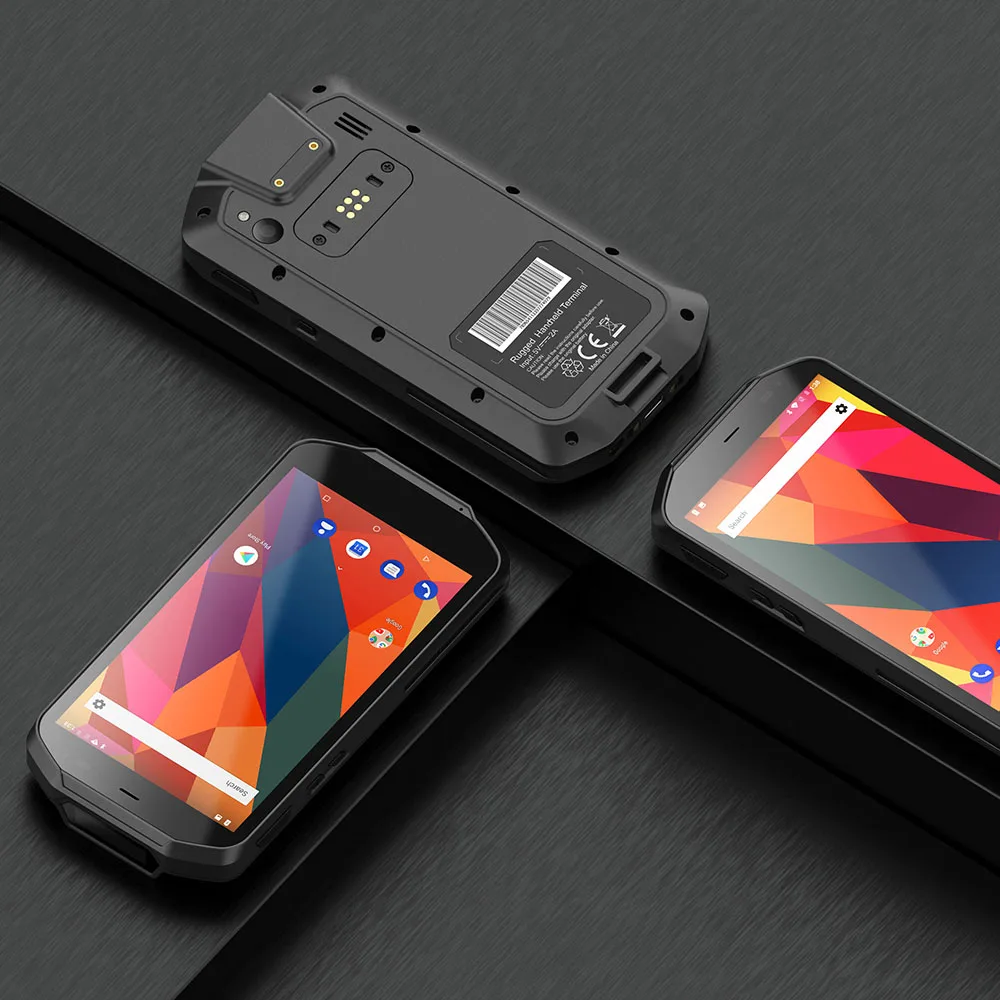 High Quality Andriod 9.0 5 Inch 4G DDR3L 64GB Waterproof Shockproof Rugged Smart Phone Call Industrial PDA Handheld