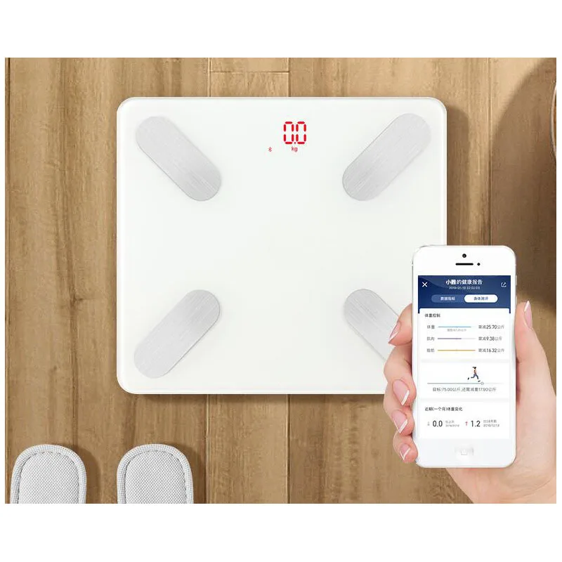 Bluetooth приложение весы для жировых отложений электронные пластиковые здоровья